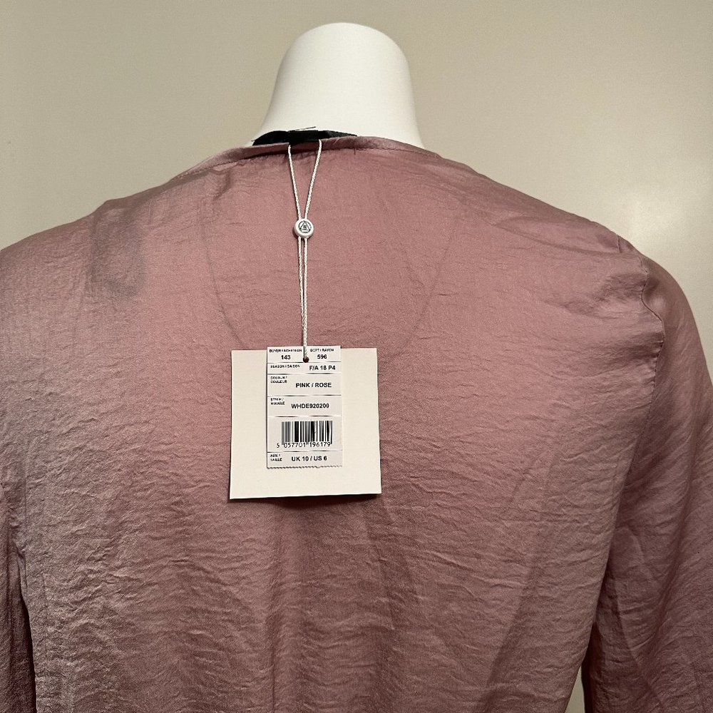 New! PINK/ROSE WRAP DRESS - Picture 6 of 6